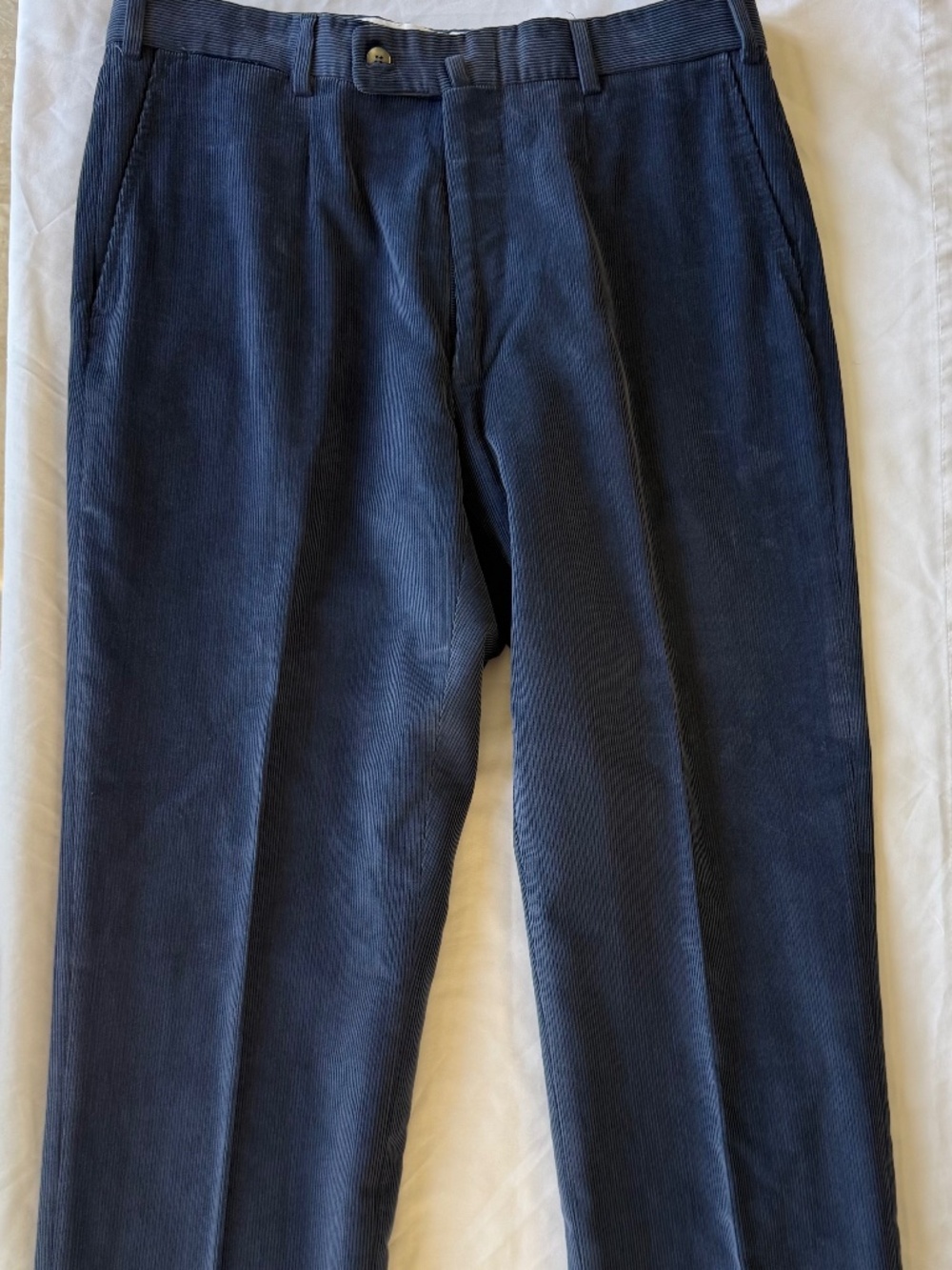 ISAIA Napoli Men’s Trousers, size 34, Navy/Blue, Made in Italy